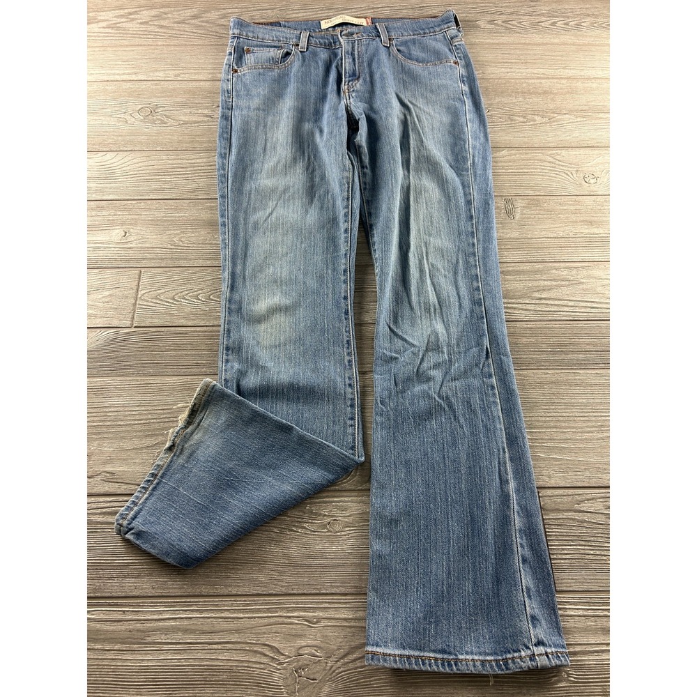 Levis 515 Nouveau Bootcut Jeans Womens 10M Medium Wash Blue Stretch Vintage